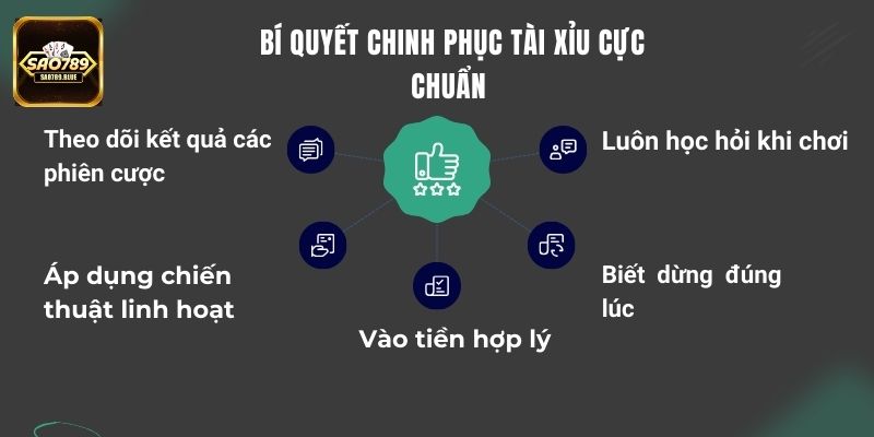 Bí quyết chinh phục Tài Xỉu cực chuẩn từ các lão làng