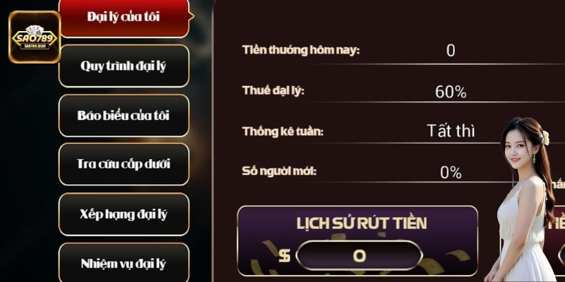 Là đại lý Sao789 anh em có cơ hội nhận lợi nhuận hoa hồng lên đến 60%