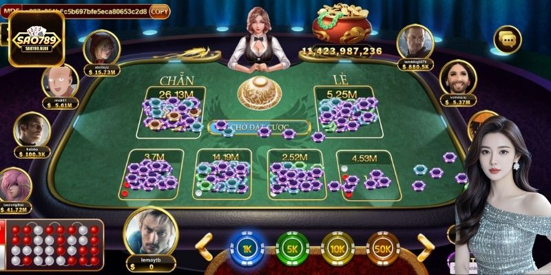 Trò chơi có đa dạng mức cược cho những lựa chọn phù hợp